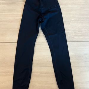 Lululemon wonder train legging, navy blue